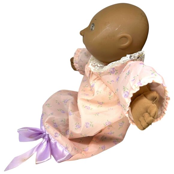 CABBAGE PATCH KIDS Preemie Bald Baby Doll 1990 First Edition African American AA - Picture 3 of 10